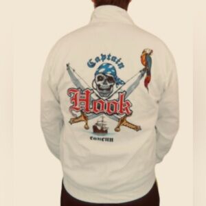 Captain Hook Cancum Full Zip Skull Graphic Jacket Windbreaker